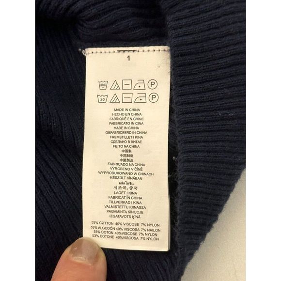 Michael Kors Knit Viscose Mix Top MK Logo Soft Open Shoulders  Tee Size Xl # 860 - Picture 9 of 14